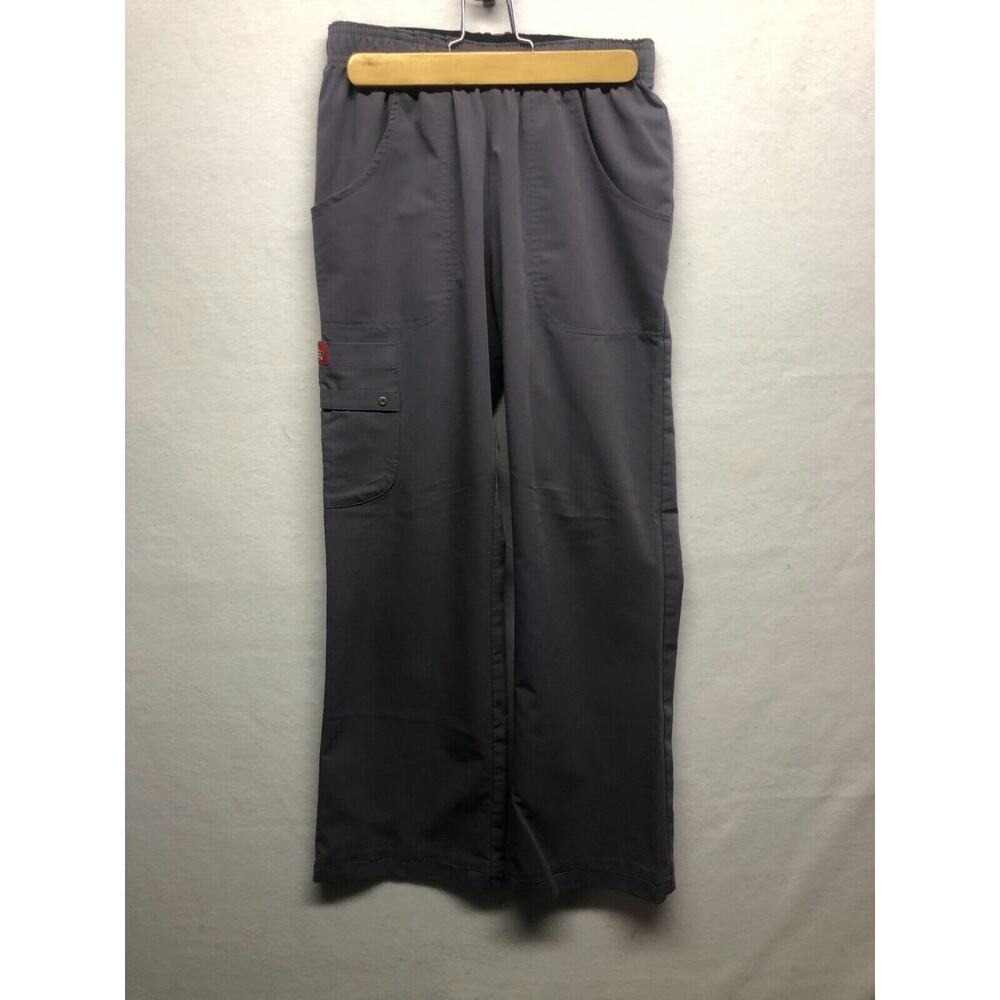 Dickies Women Scrubs Pant Pants Lot Drawstring Cargo Size XS Gray